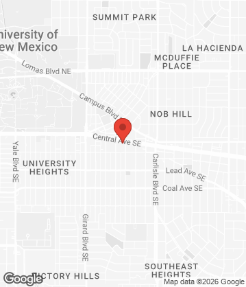 Map of M'tucci's Bar Roma - 3222 Central Ave SE, Albuquerque, NM, 87106, US